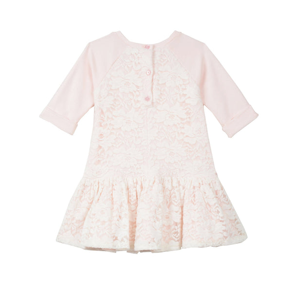 Dress - Maia Pink Sweatshirt Dress