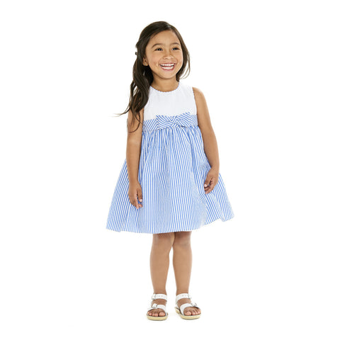 Mitzy Eyelet & Seersucker Dress