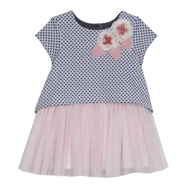 Dress - Odette Pink And Blue Dress