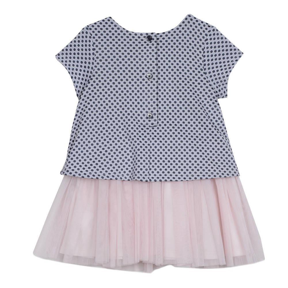 Dress - Odette Pink And Blue Dress