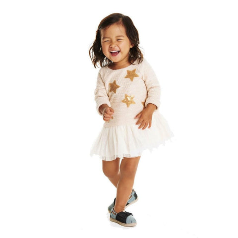 Olivia Gold Stars Dress