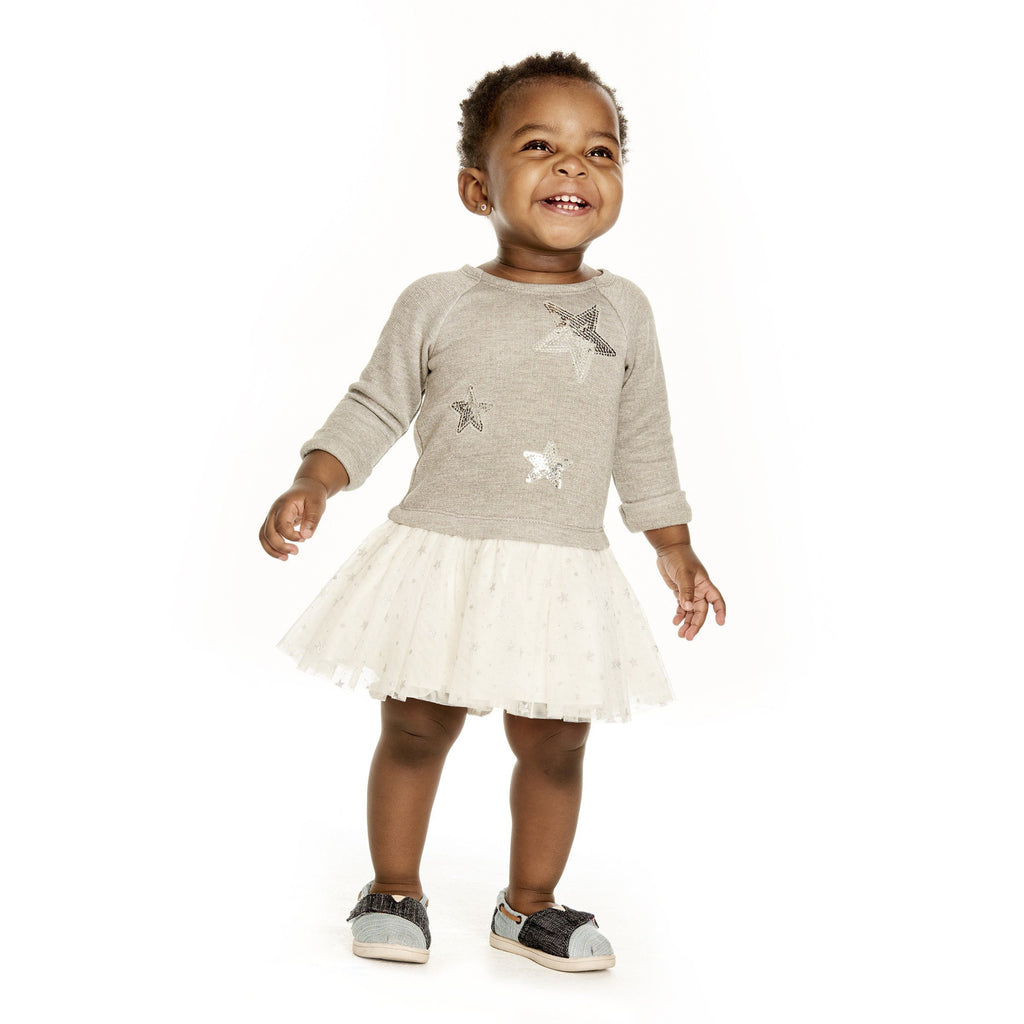 Dress - Olivia Gray Stars Sweatshirt Tutu Dress