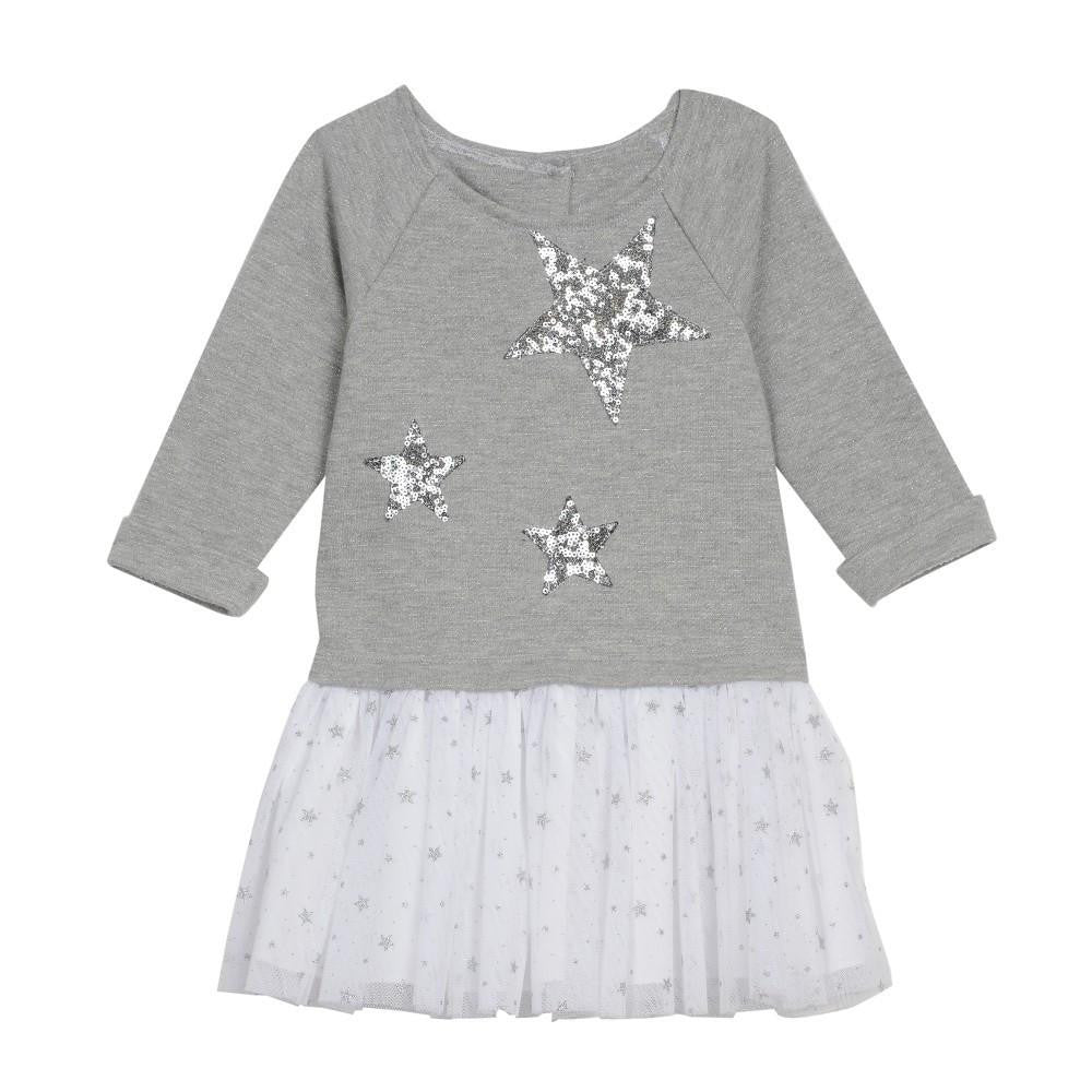 Dress - Olivia Gray Stars Sweatshirt Tutu Dress