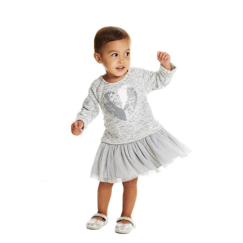 Olivia Silver Heart Dress