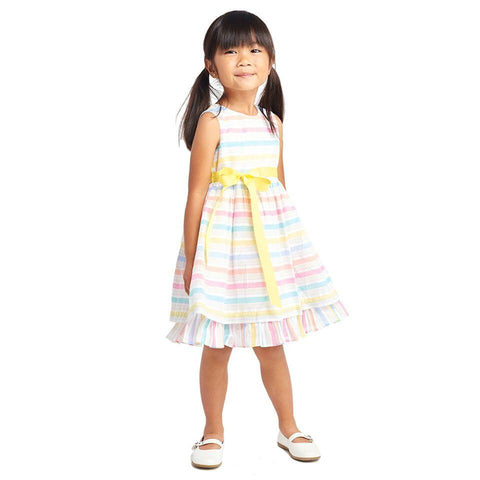 Paulina Pastel Stripe Dress