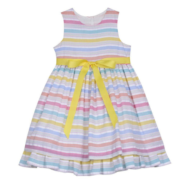Dress - Paulina Pastel Stripe Dress