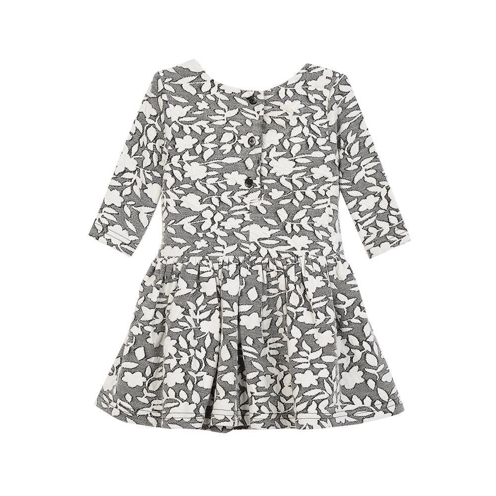 Dress - Peggy Black Floral Dress
