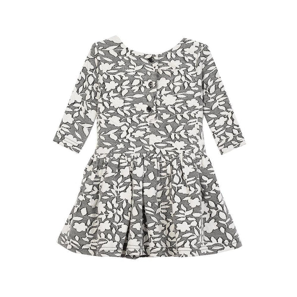Dress - Peggy Black Floral Dress