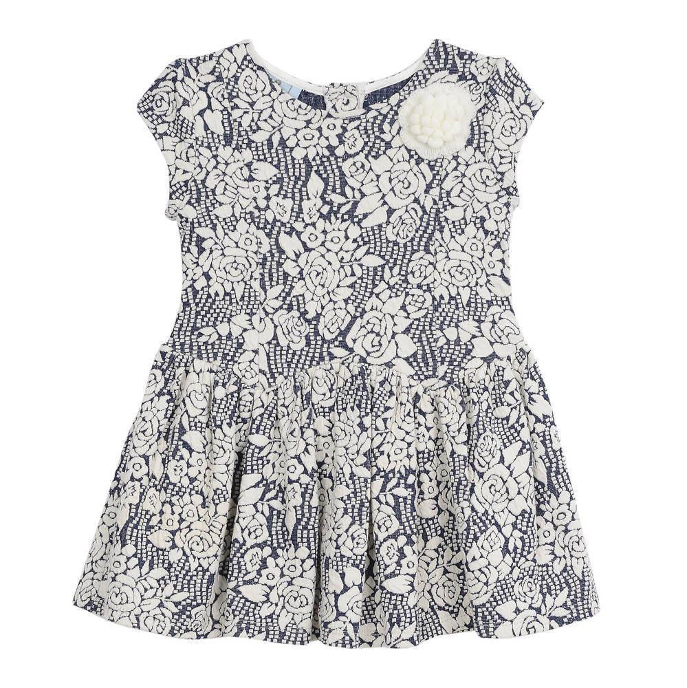 Dress - Peggy Textured Floral Dress