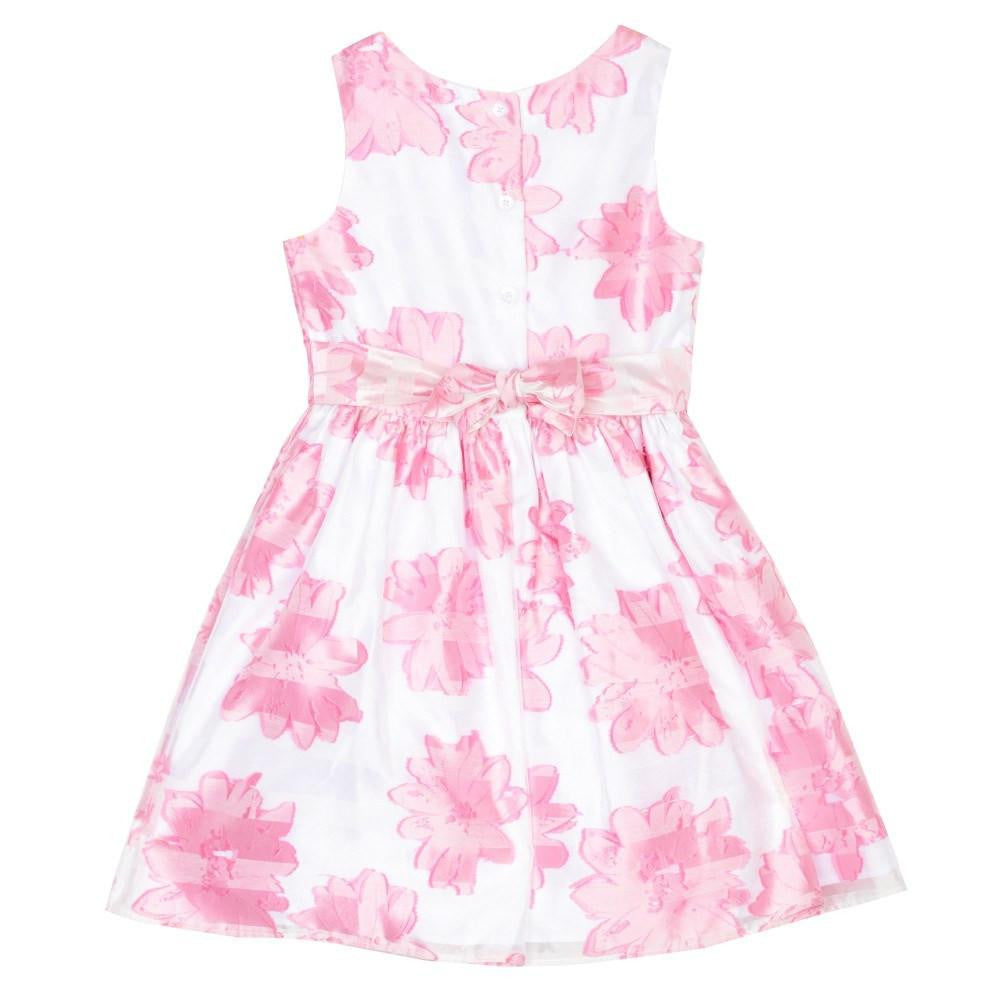 Dress - Rebecca Pink Floral Burnout Dress