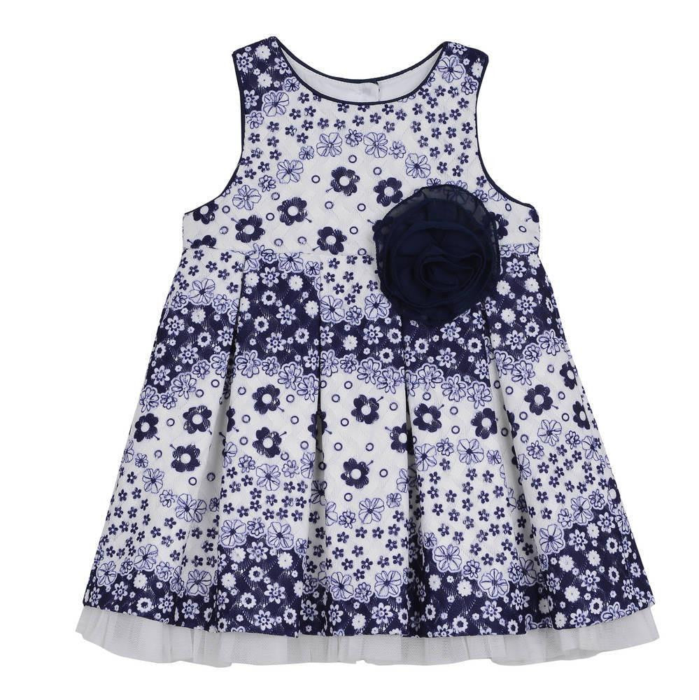 Dress - Roslin Navy Floral Dress