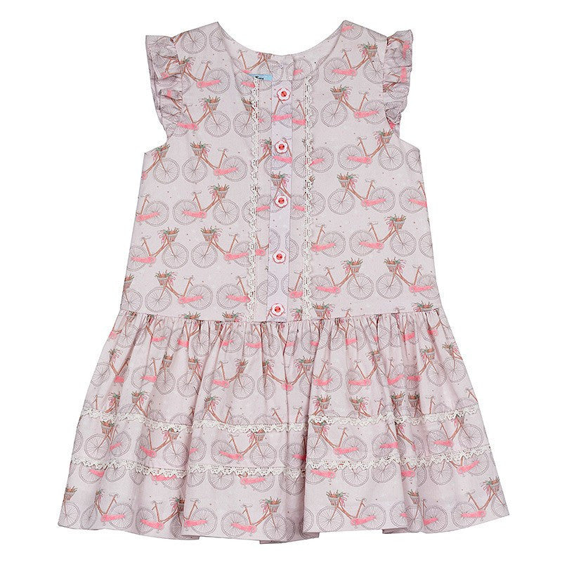 Dress - Sally Bicycle Print Dress