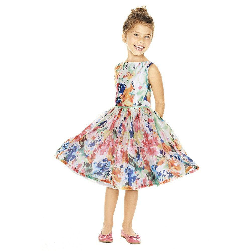 Dress - Sandrine Watercolor Floral Dress