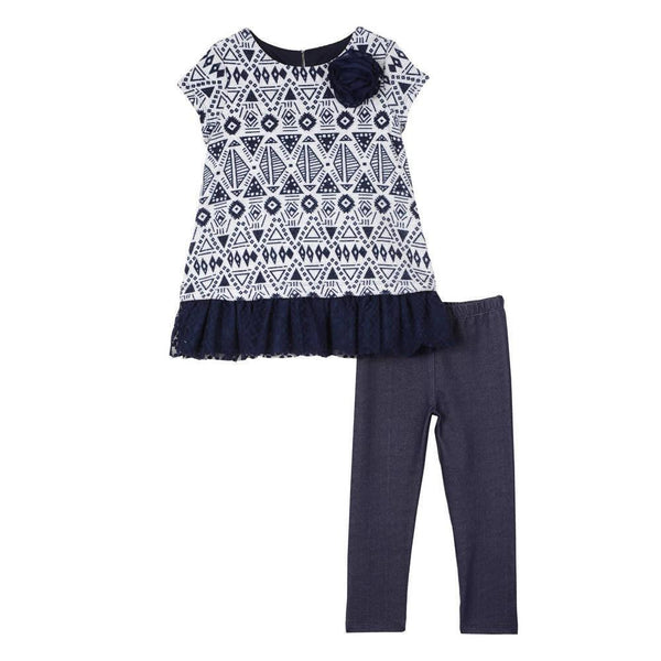 Dress - Sarah Aztec Stripe Legging Set