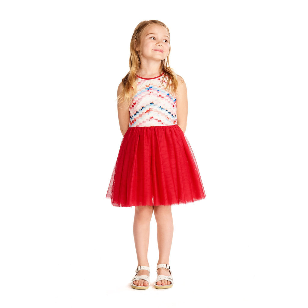 Dress - Seeta Bold Berry Tutu Dress