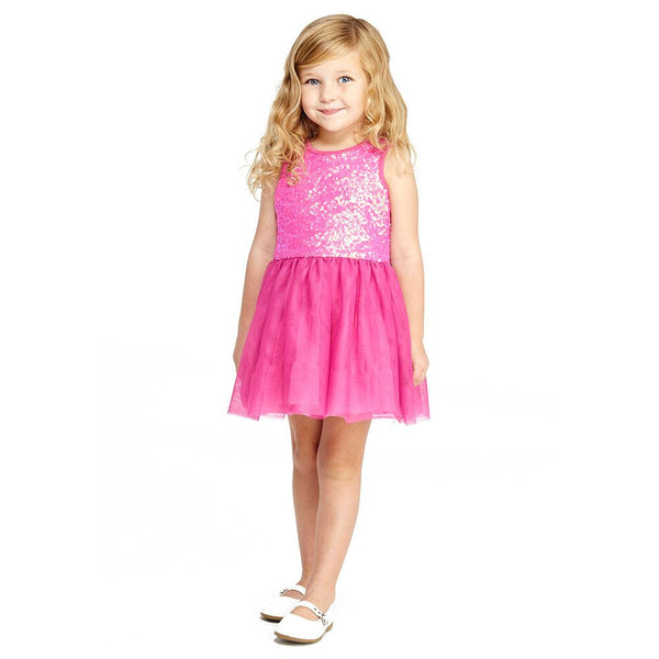 Dress - Seeta Fuchsia Sequin Dress