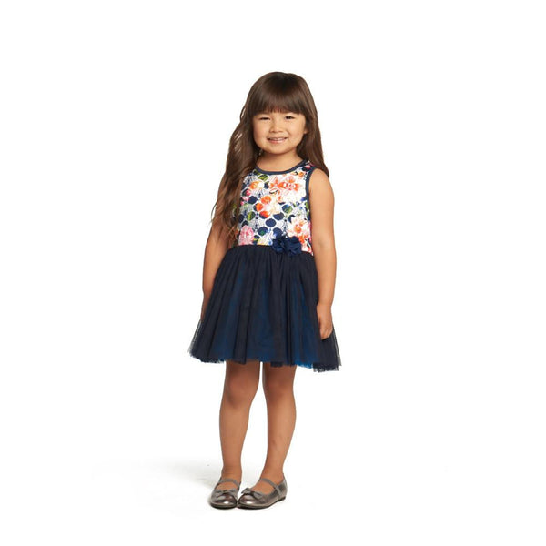 Dress - Seeta Navy Floral Dress