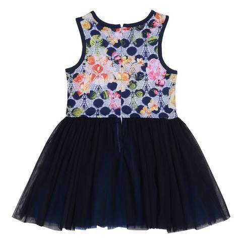 Seeta Navy Floral Dress