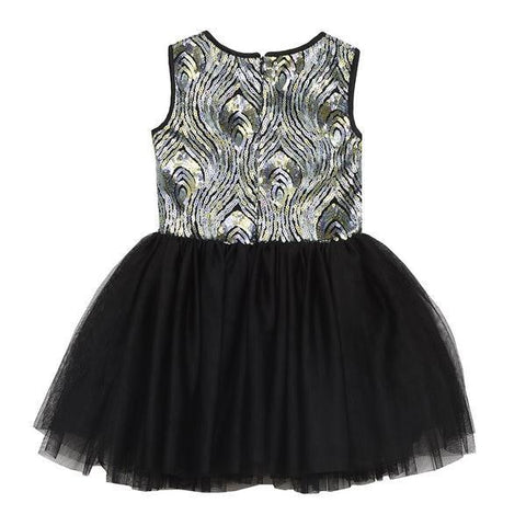 Seeta Peacock Sequin Dress