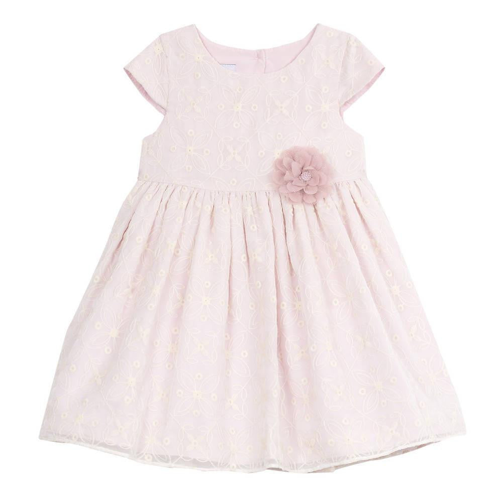 Dress - Soledad Blush Embroidered Dress