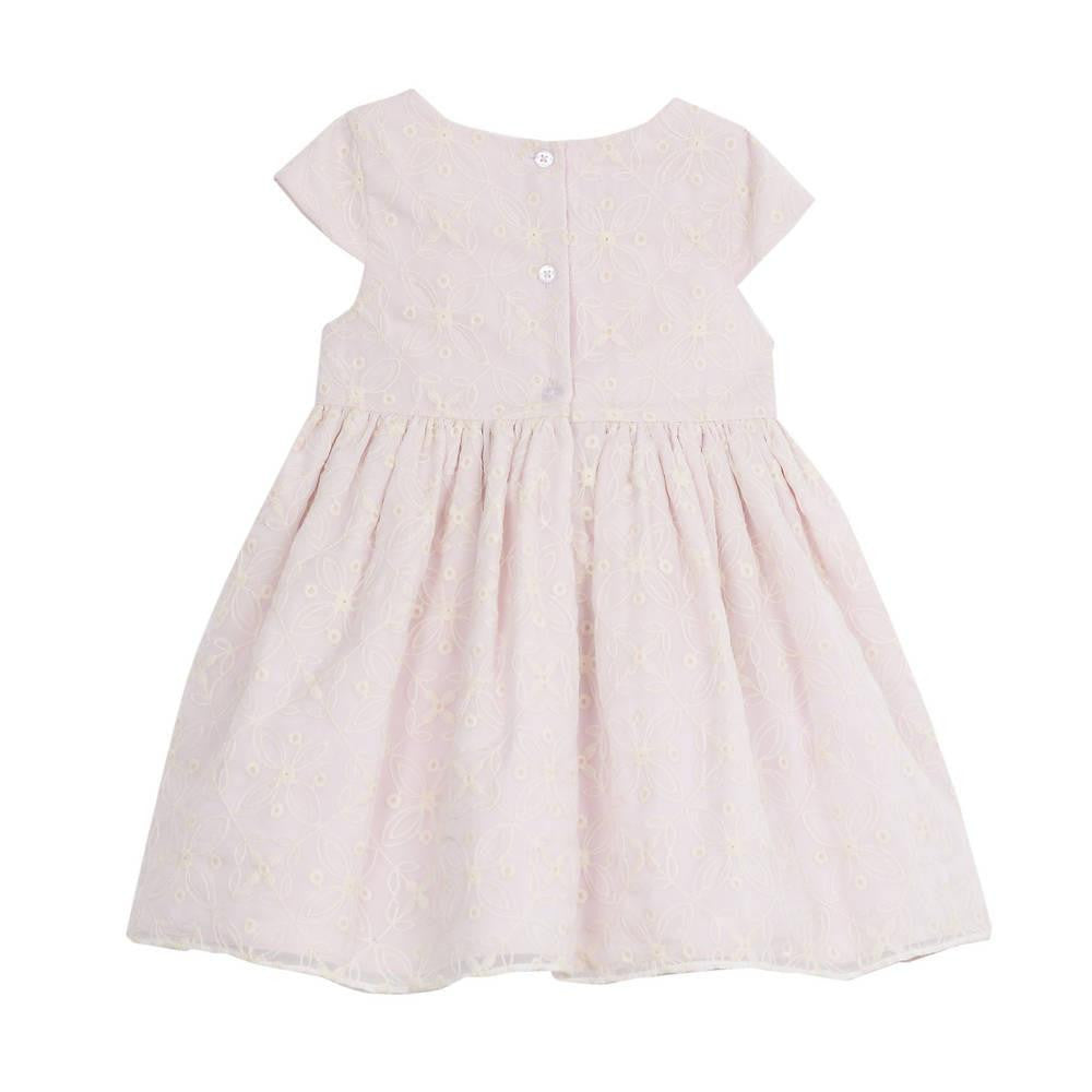 Dress - Soledad Blush Embroidered Dress