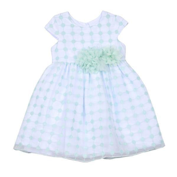 Dress - Soledad Mint Embroidered Dress