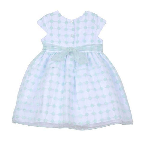 Soledad Blue Embroidered Dress