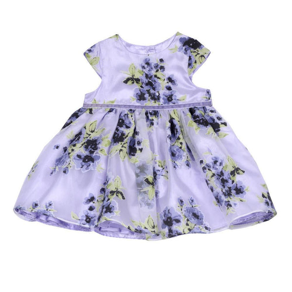 Dress - Soledad Purple Floral Dress