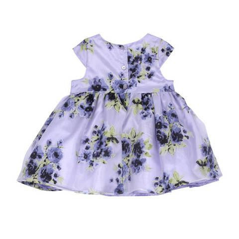 Dress - Soledad Purple Floral Dress