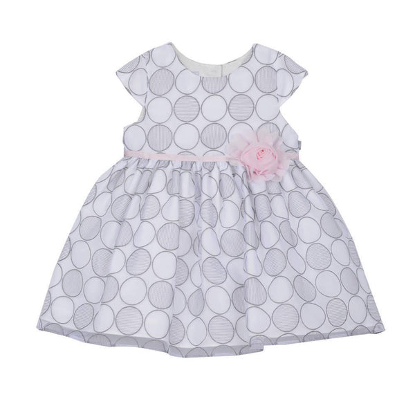 Dress - Soledad Silver Embroidered Dress