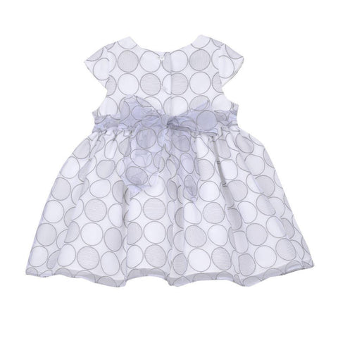 Soledad Silver Embroidered Dress