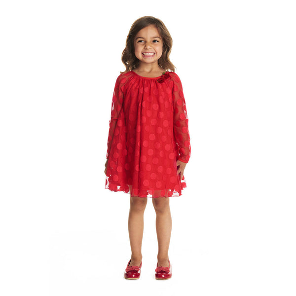 Dress - Starla Red Swing Dress