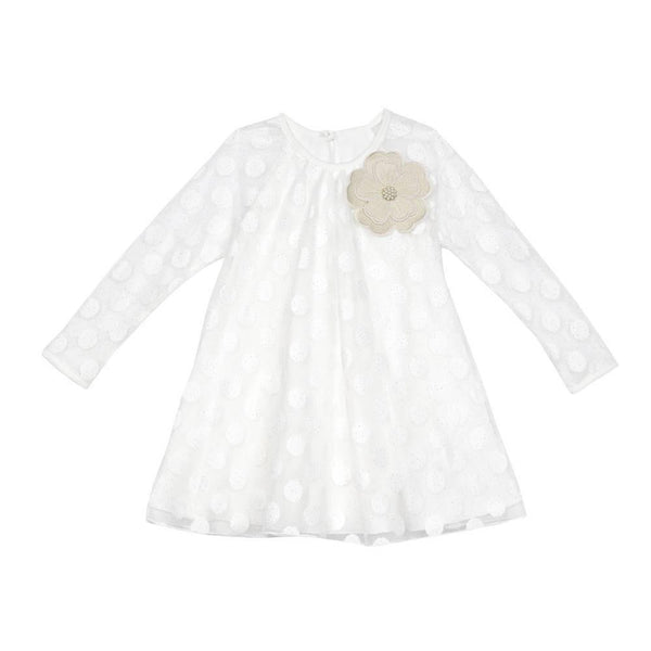 Dress - Starla White Swing Dress