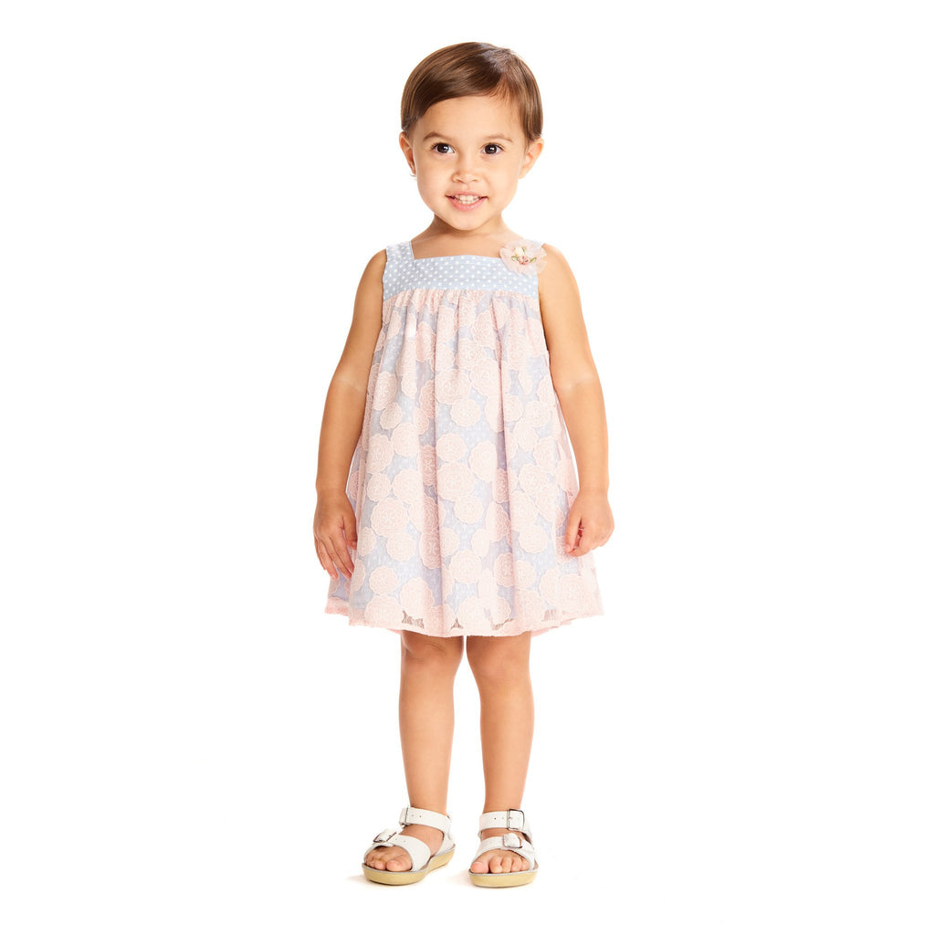 Dress - Sunita Pink & Blue Float Dress