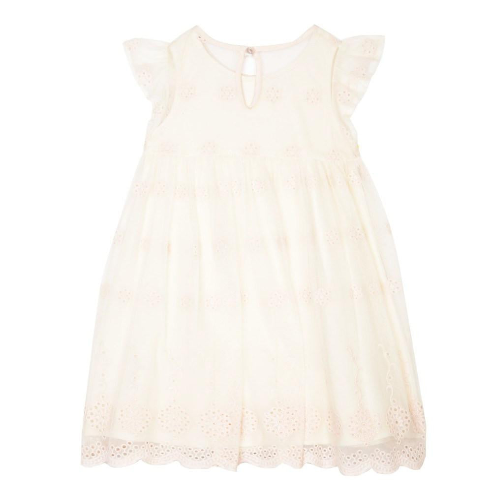 Dress - Susannah Ivory Embroidered Mesh Dress
