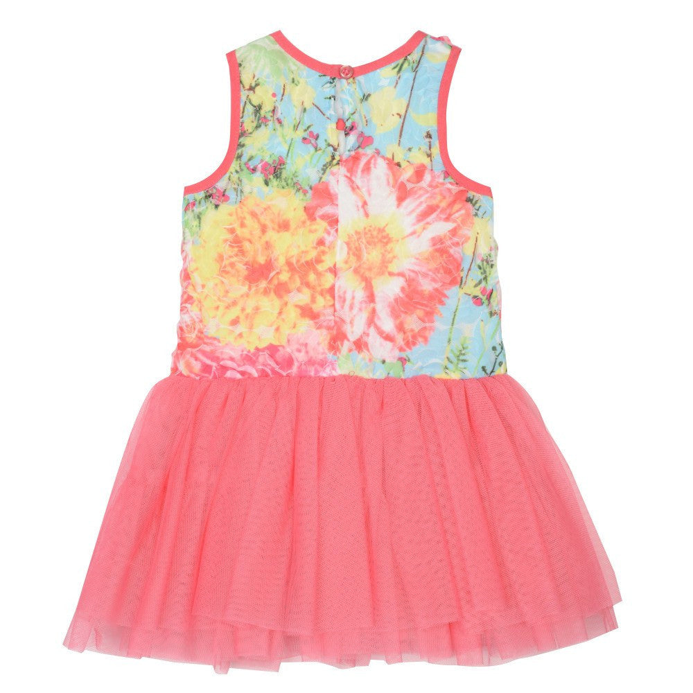 Dress - Tamara Bright Coral Tutu Dress
