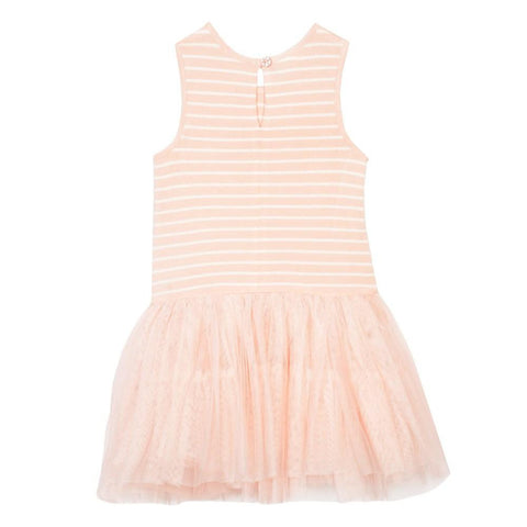 Tamara Peach Stripe Tutu Dress