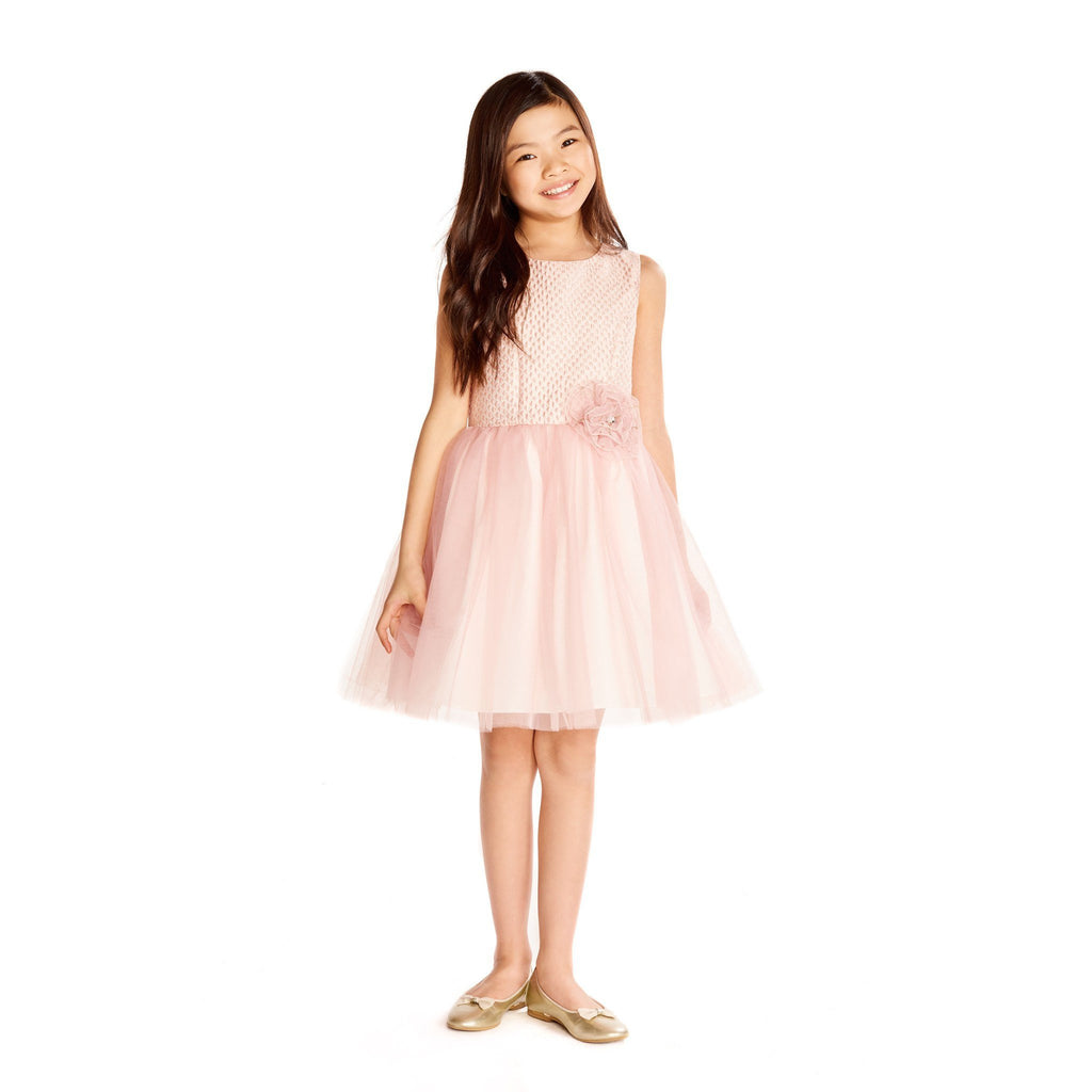Dress - Tanya Coral Brocade Tutu Dress