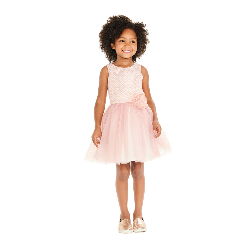 Dress - Tanya Coral Brocade Tutu Dress