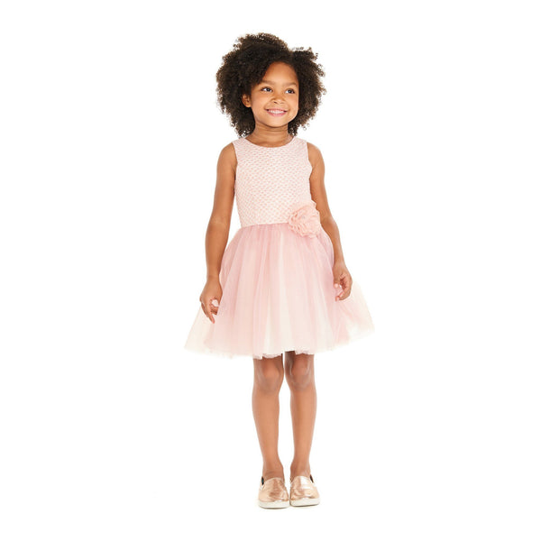 Dress - Tanya Coral Brocade Tutu Dress