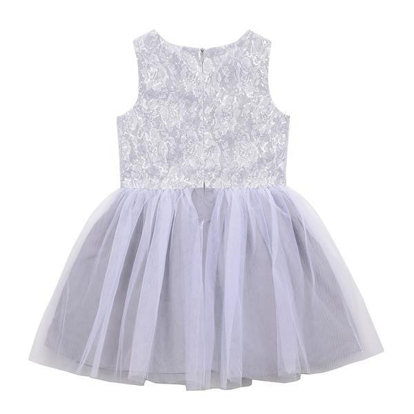 Dress - Tanya Silver Lace Dress