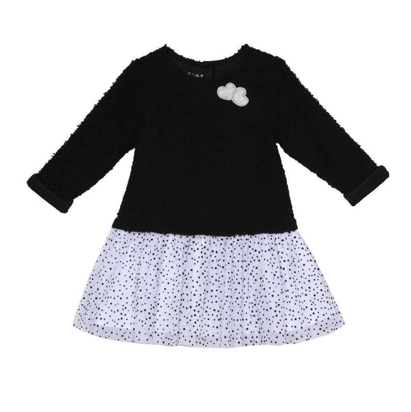 Dress - Terrie Black Sweater Dress