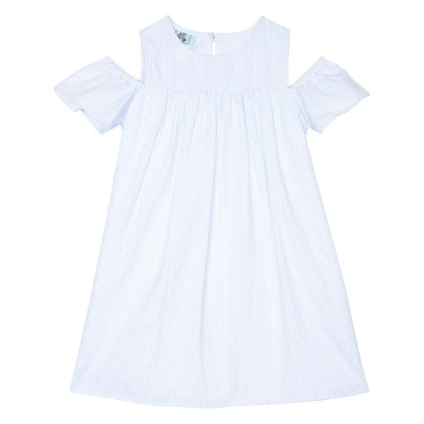 Dress - Zaily Blue Seersucker Dress