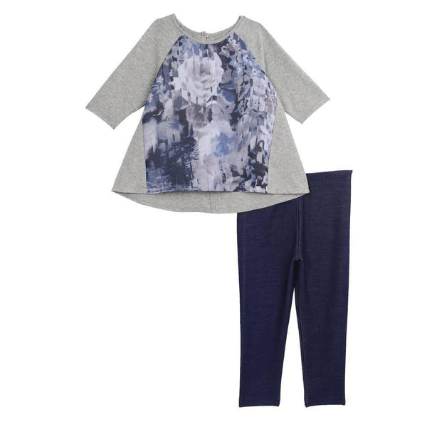 Outfit - Brooklyn Navy Floral Legging Set