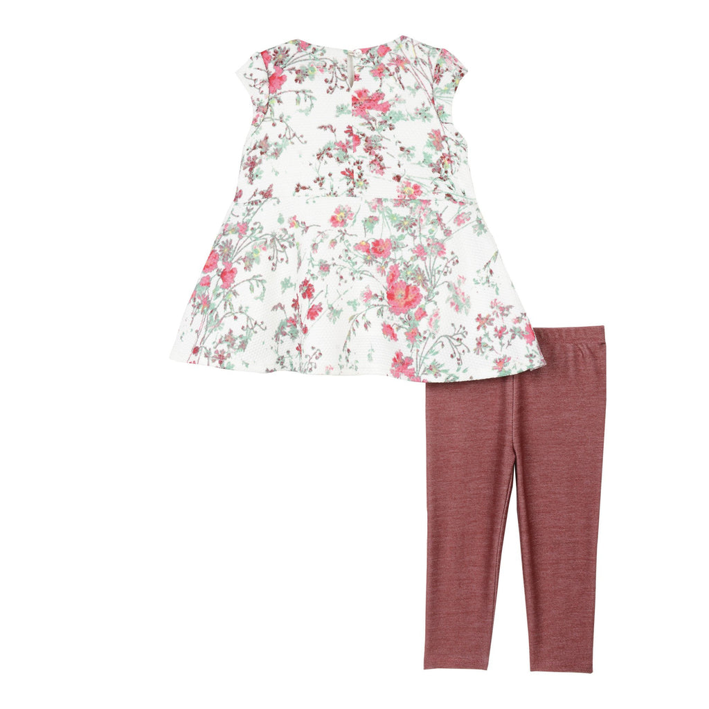 Outfit - Caeli Red Floral Legging Set