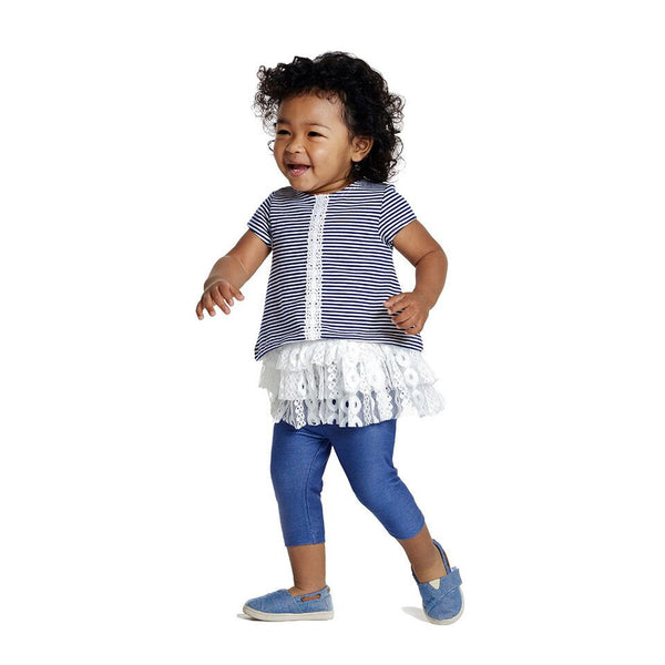 Outfit - Cass Blue Legging Set