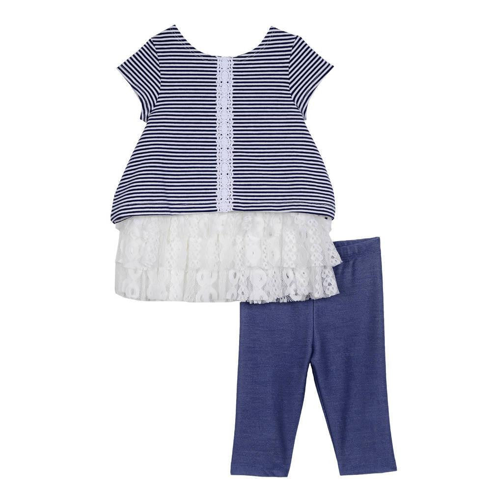 Outfit - Cass Blue Legging Set