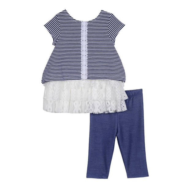 Outfit - Cass Blue Legging Set