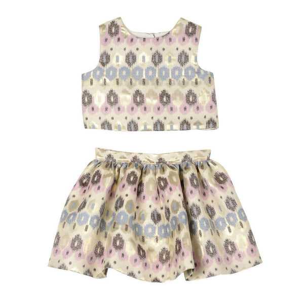 Outfit - Ella Jacquard Skirt Set