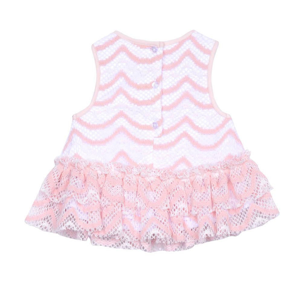 Outfit - Genny Pink Ruffle Legging Set